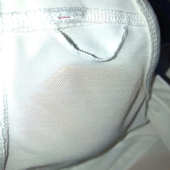 NEW AUTHENTIC AMERICAN HERITAGE Sports Bra Racerback Straps Medium White NWOT - Picture 7 of 15